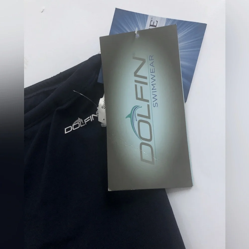 DOLFIN Swimwear Jammer Navy Trunks NWT Men’s Size 34